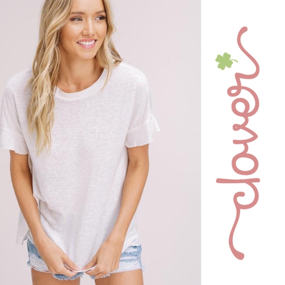 Flutter Sleeve Tee